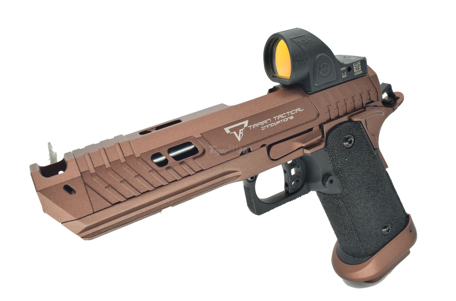 Army TTI Licensed JW4 Sand Viper GBB Pistol with SRO optics